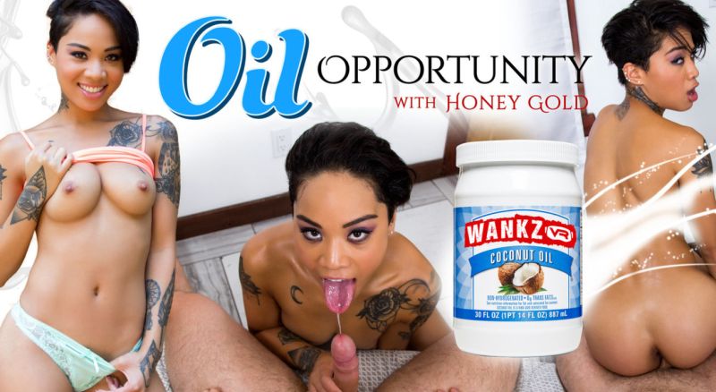 WankzVR - Oil Opportunity - Honey Gold